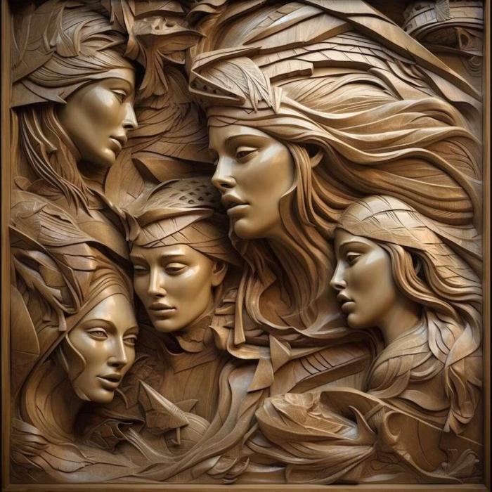 نموذج ثلاثي الأبعاد لآلة CNC 3D Art 